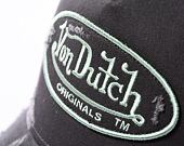 Kšiltovka Von Dutch Trucker Kiruna - Cotton Twill - Black/Green