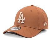 Kšiltovka New Era 39THIRTY MLB League Essential Los Angeles Dodgers Caramel Brown / Stone