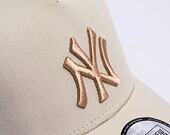 Kšiltovka New Era 9FORTY A-Frame MLB Seasonal New York Yankees Stone / Ash Brown