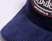 Von Dutch Boston Trucker Corduroy Navy/Red Cap