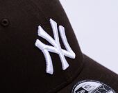 Kšiltovka New Era - 9FORTY League Essential - NY Yankees - Brown / White