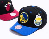 Kšiltovka Mitchell & Ness Overbite Pro Snapback Golden State Warriors Black