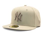 Dětská kšiltovka New Era 59FIFTY Kids MLB League Essential New York Yankees - Stone / Ash Brown