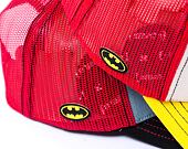 Kšiltovka Capslab DC Comics Trucker - Batman & Robin MEME - White / Red / Yellow