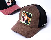 Kšiltovka Capslab Looney Tunes Trucker - Dusty Taz Tornado - Dusty Brown / Black