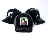 Kšiltovka Capslab DC Comics Trucker - Joker Sandwich Visor - Black / Purple