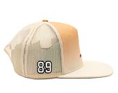 Kšiltovka Karl Kani J Gradient Flat Brim sand/white