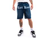 Kraťasy Karl Kani OG Old English Denim Shorts Vintage indigo