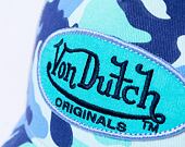 Kšiltovka Von Dutch Austin Trucker - Camo Blue