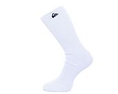 Balení dvou párů ponožek Quiksilver Basic Crew Socks White/Grey