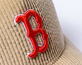 Kšiltovka New Era - 9FORTY Trucker Cord - Boston Red Sox - Beige