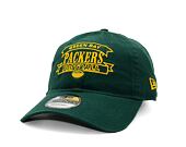 Kšiltovka New Era - 9TWENTY Retro - Green Bay Packers - Dark Green