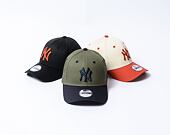 Dětská Kšiltovka New Era - 9FORTY Contrast - NY Yankees - New Olive / Navy