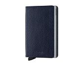 Secrid Slimwallet Vegetable Tanned Navy-Silver