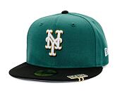 Kšiltovka New Era - MLB Visor Clip 59FIFTY - Ny Mets - Emerald Green / Black