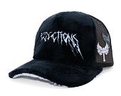 Kšiltovka Reflection Luxury Fuzzy Trucker - Black Midnight Contrast