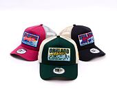 Kšiltovka New Era - MLB City Patch 9FORTY Trucker - Oakland Athletics - Dark Green