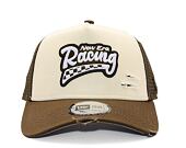 Kšiltovka New Era - Motosport 9FORTY Trucker - Cream / Brown