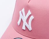 Dětská Kšiltovka New Era - MLB Essential 9FORTY Trucker - NY Yankees - Pink / White