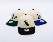 Kšiltovka New Era - MLB Color Block 9FORTY - Chicago White Sox - Cream / Black