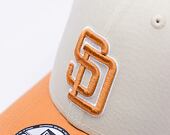 Kšiltovka New Era - MLB World Series Patch 9FORTY - San Diego Padres - Cream / Ochre