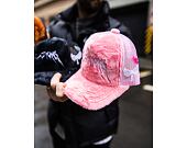 Kšiltovka Reflection Luxury Fuzzy Trucker - Coral Pink / White