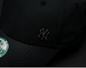 New Era 9FORTY Flawless Logo New York Yankees Black Strapback Cap