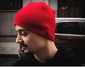 New Era Seasonal Skull Scarlet Winter Beanie