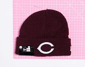 New Era Fisherman Felt Chicago Cubs Maroon Winter Beanie