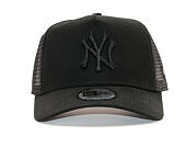 New Era Clean Trucker New York Yankees Snapback Black / Black Cap