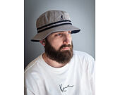 Kangol Stripe Lahinch Grey K4012SP-GR034 Bucket Hat