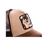 Dětská Kšiltovka Capslab Trucker - Looney Tunes - Taz - Brown YOUTH