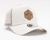 New Era 9FORTY A-Frame Trucker Heritage Patch Snapback Stone Cap