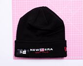 New Era Logo Front Beanie Black