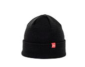 éS Block Beanie Black