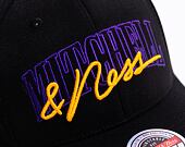 Mitchell & Ness Branded Zone Redline Stretch Snapback Purple/Yellow Cap