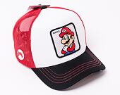 Capslab Trucker - Super Mario CL/SMB/1/MAR White / Red Cap