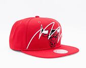 Mitchell & Ness Shark Bite Snapback Nba Chicago Bulls Red Cap