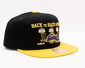 Mitchell & Ness 00-03 Lakers Champs Snapback Hwc Los Angeles Lakers Black / Gold Cap