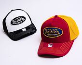 Von Dutch Boston Trucker Cotton Twill Red/Yellow Cap