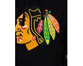 Mitchell & Ness NHL Team Logo Hoody Chicago Blackhawks Black