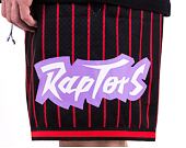 Kraťasy Mitchell & Ness NBA M&N CITY COLLECTION MESH SHORT RAPTORS Black / Red