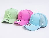 Dětská Kšiltovka New Era 9FORTY Kids A-Frame Trucker MLB Tonal Mesh New York Yankees Bright Green