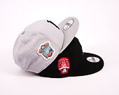 Kšiltovka New Era 9FIFTY MLB Team Side Patch Los Angeles Dodgers Grey / Dark Blue