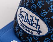 Von Dutch Trucker Tampa Foam Black Aop/Blue Cap