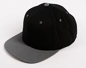 Kšiltovka Yupoong 110 Fitted Snapback Black / Grey