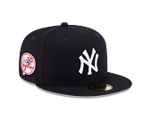 Kšiltovka New Era 59FIFTY MLB Team Side Patch New York Yankees Navy / Gray