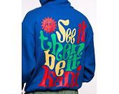 Mikina Karl Kani Small Signature Print Hoodie Blue