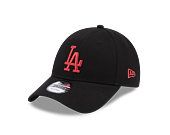 Kšiltovka New Era 9FORTY MLB League Essential Los Angeles Dodgers Black / Cardinal