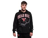 Mikina New Era NBA Logo Oversized Hoody Chicago Bulls Black / Front Door Red